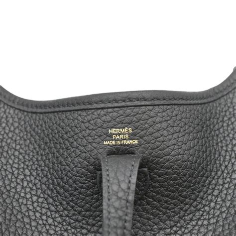 calvin klein like hermes evelyne|HERMES Evelyne TPM Clemence Leather Black Crossbody Bag.